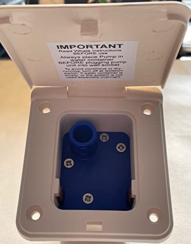 Whale Watermaster Inlet For Microswitch System - White - Part No ES1000