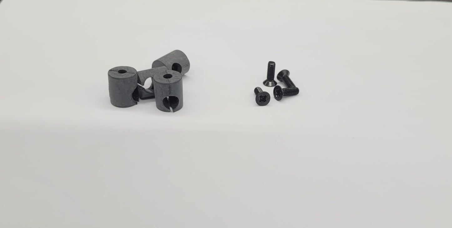 Thetford Pan Support Clips x 4 SSPA0043 Genuine Part 15mm Tall