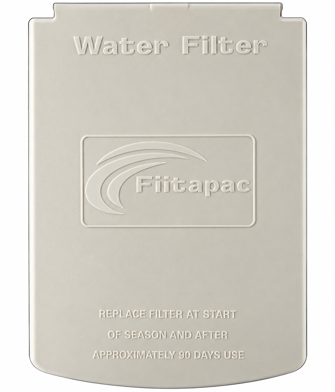 Filtapac Water Filter Housing Lid with Hinge Pins - Ivory Part No FL106 A377