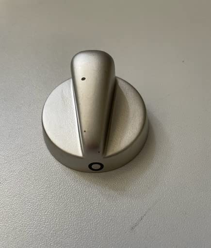 Thetford Teardrop Oven/Hob Knob in Matt Nickel - SSPA0938