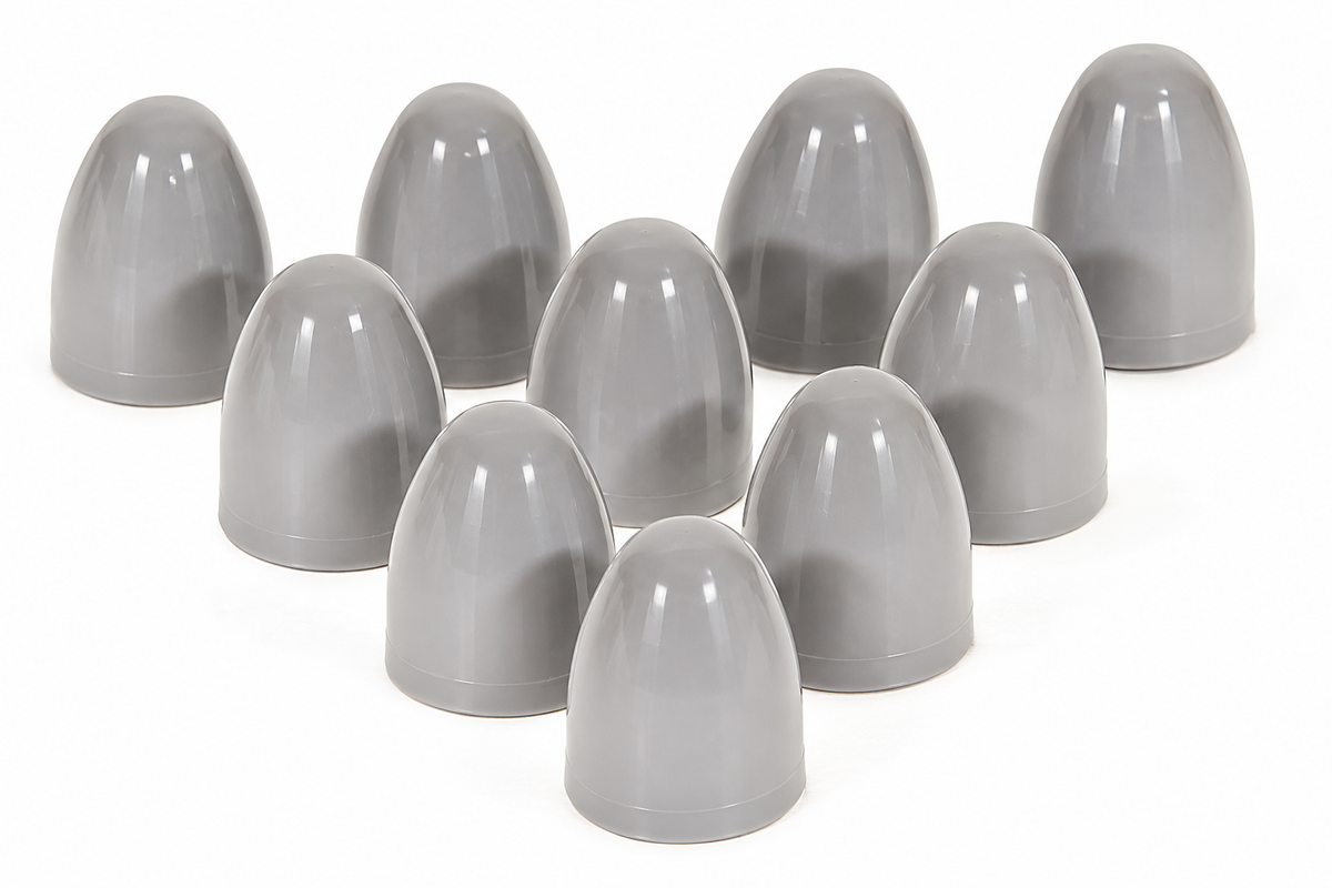 Fiamma Carry Bike Rack M6 Nut Covers - Grey Pack of 10 98655-671