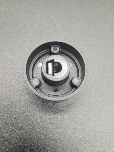 Thetford Chrome and Black Capped Knobs (Sold as Singles) - SSPA0933.CR