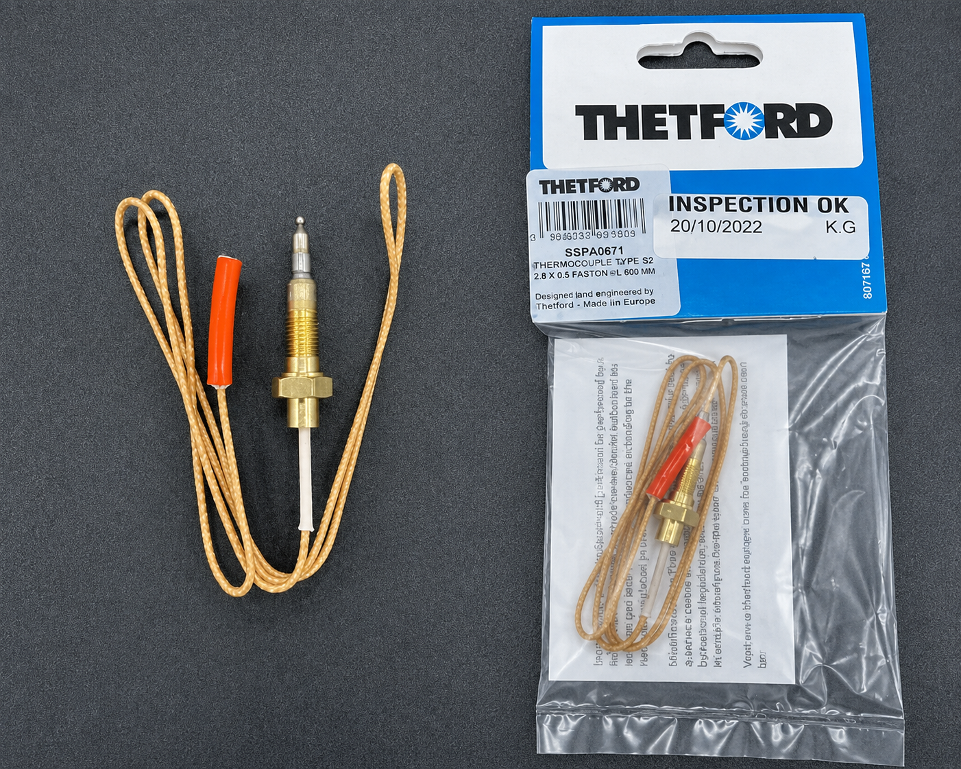 Thetford Spinflo 600mm S2 Hob Thermocouple – SSPA0671