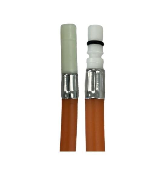 1000mm Red Tap Tail Connector with 12mm Push Fit End for Motorhome & Caravan