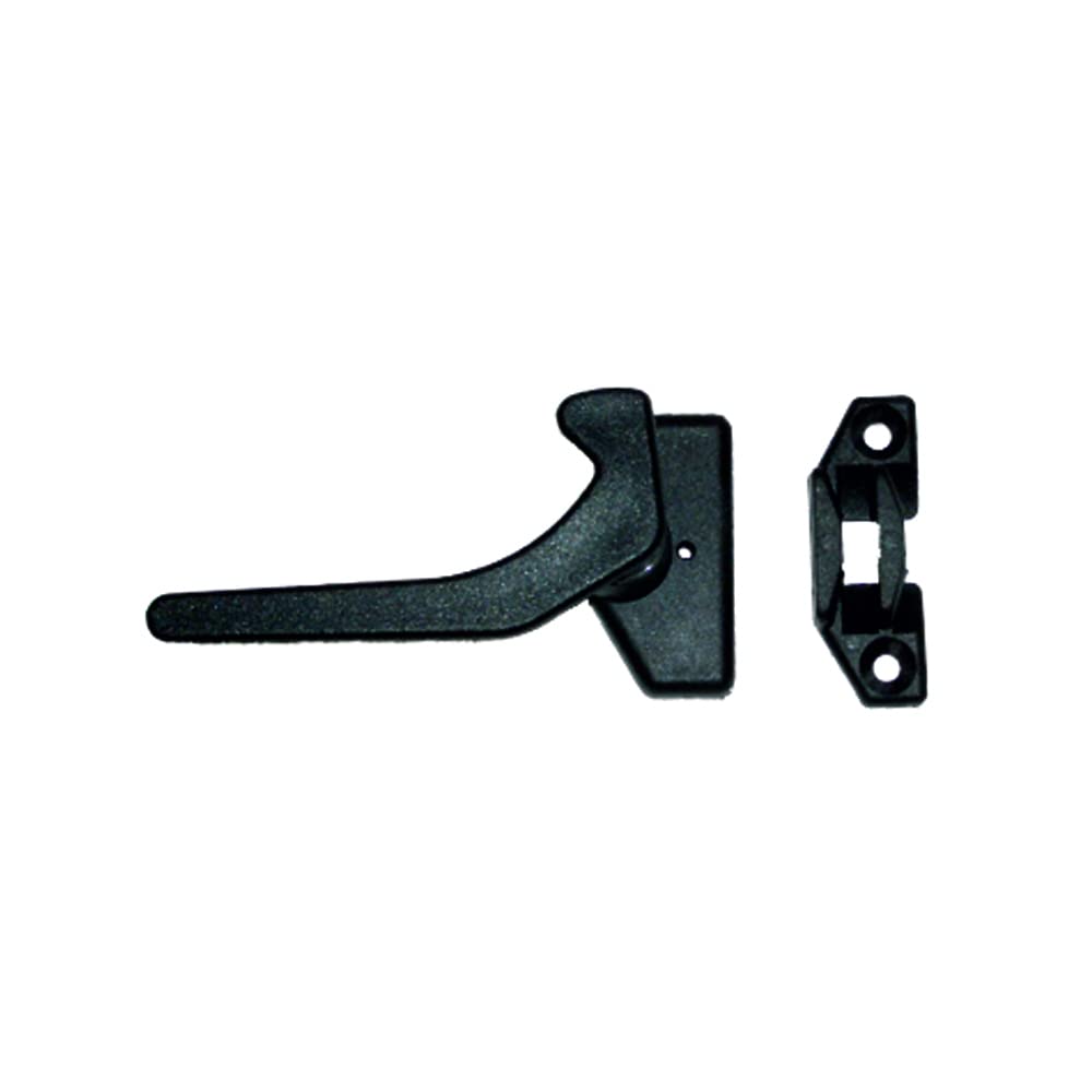 Polyfix Window Lever Lock and Catch for Caravan and Motorhomes - Black -I551P