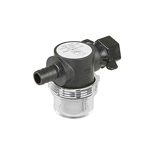 Shurflo Screw on Water Pump Filter Barbed Straight Inlet Wing Nut 1/2"