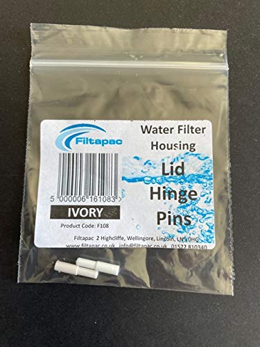 Water Filter Housing Lid Hinge Pins - Ivory Caravan/Motorhome