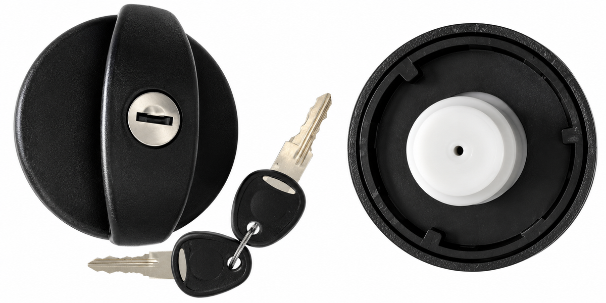 FAWO Locking Water Filler Cap Black 2 Keys Caravan Motorhome 01622T90281PK
