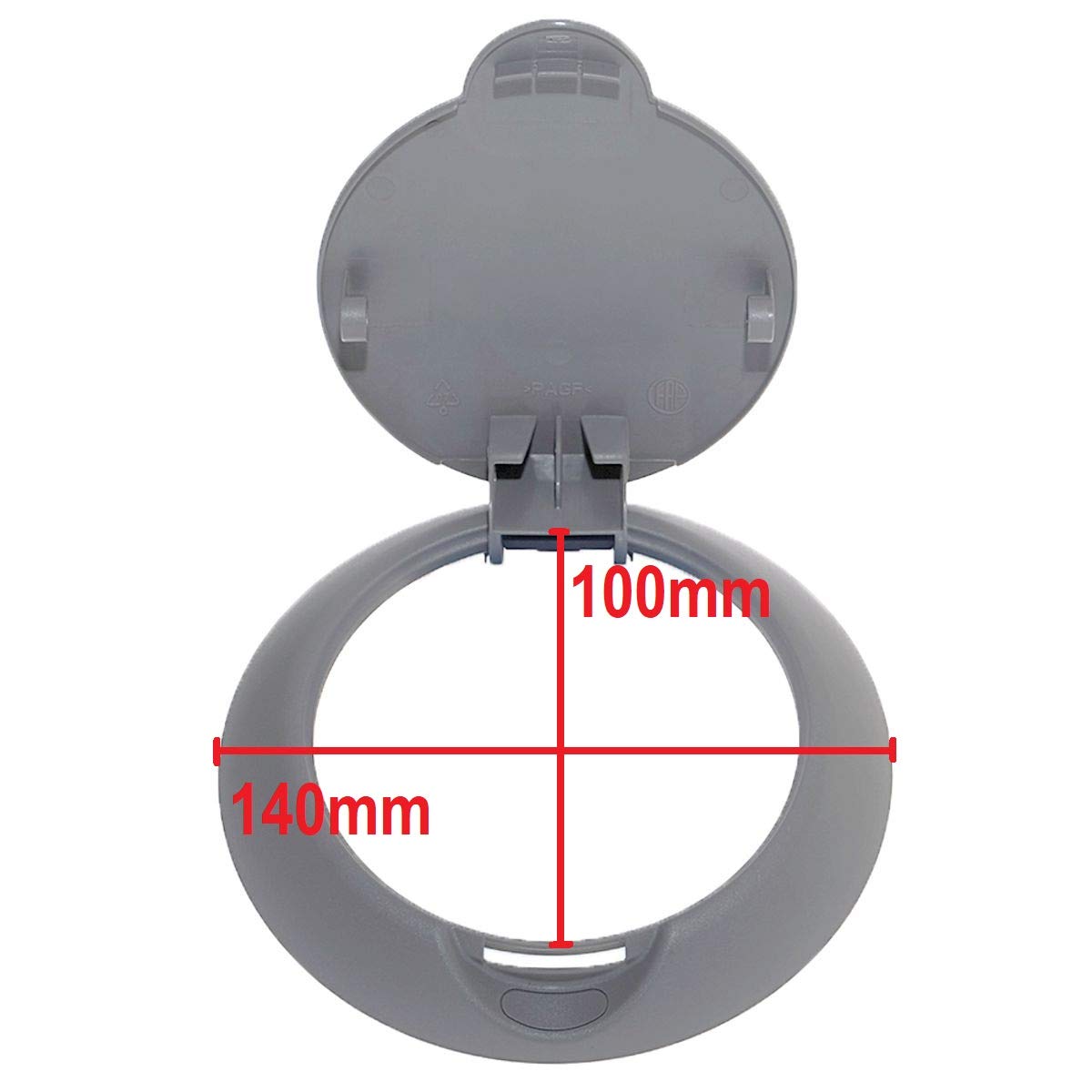 Turner leisure FAP External replacement round cover in white