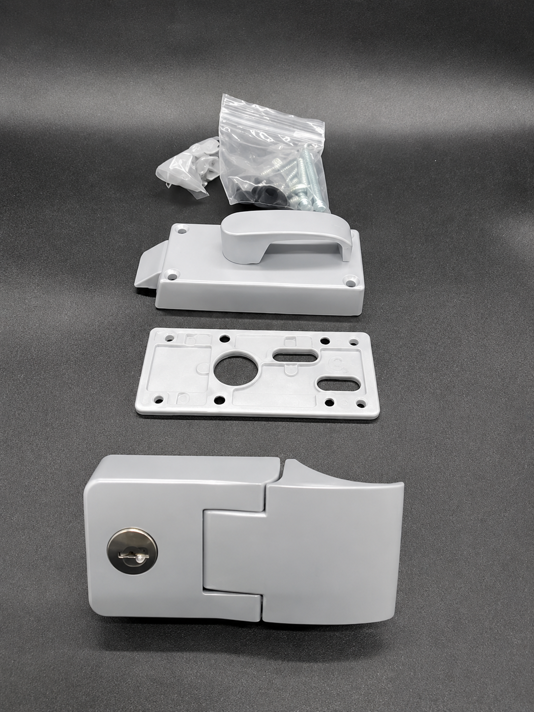 Caraloc 430-02-114 Complete LH Lock. 102mm x 50mm. Commonly Used On Older Models Of Caravan/Motorhomes KK0979F
