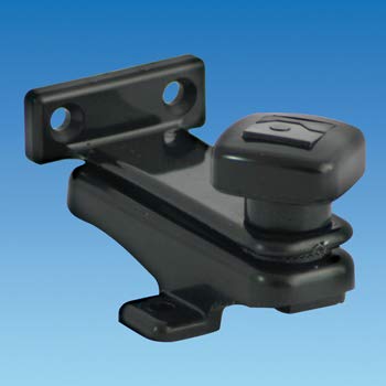 Pop out window stay single in black for caravan and motorhome