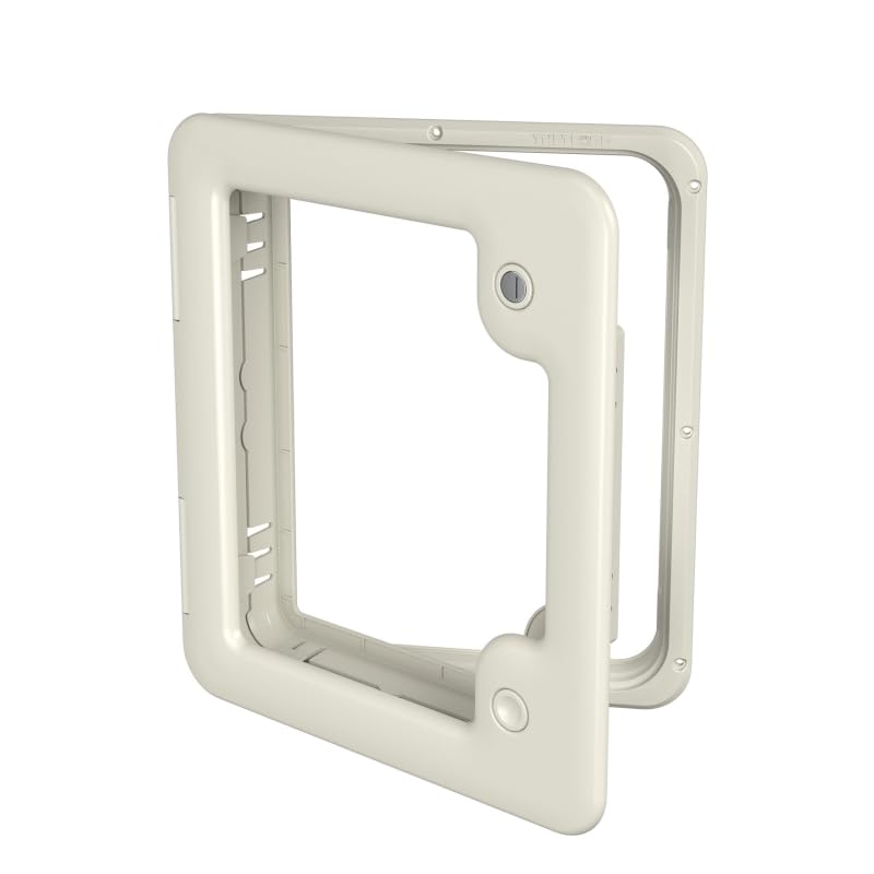 Thetford White Service Door 3 1 Zadi lock, 2 keys & 1 Push button 21100780SP