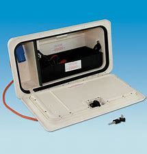 NBBS White Battery Box & Door (pre wired) Part No PO570