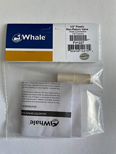 Whale 1/2" Non- Return Valve Hose Connection - Beige - FV1227