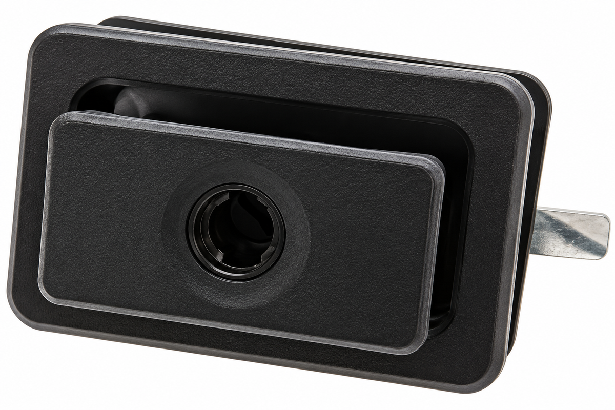 Quadro Rotary Lock Black for HSC Barrel – Motorhome Caravan Campervan – 74506