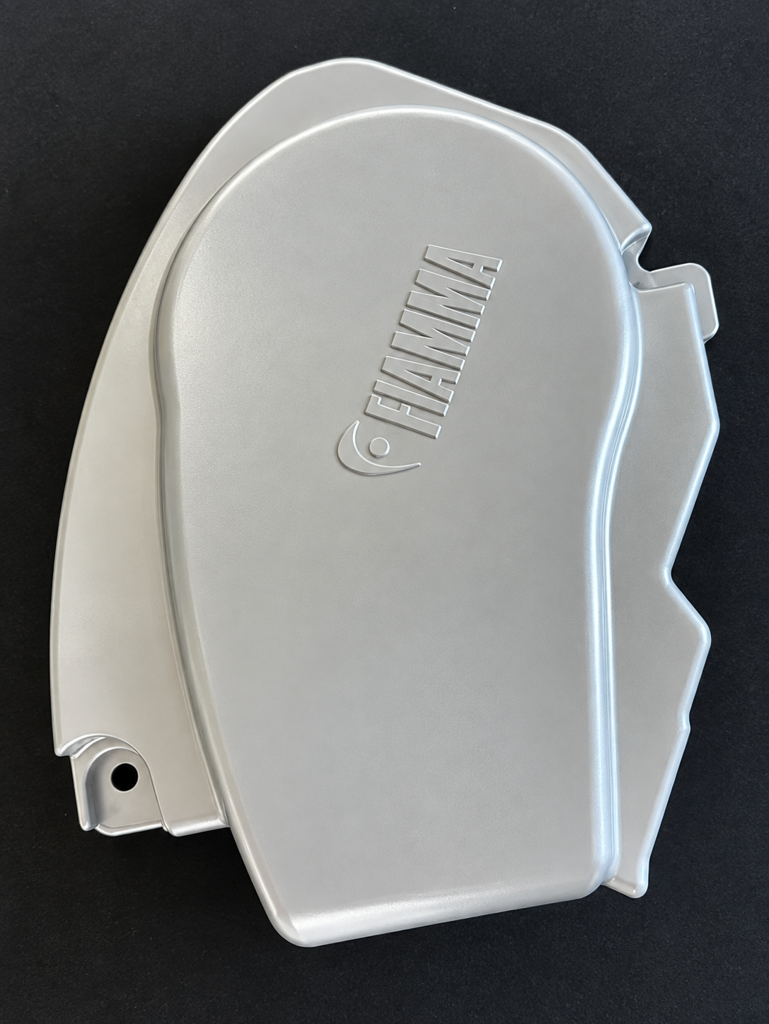 Fiamma awning F65L outer end cap plate for right hand fitting. 98667-041