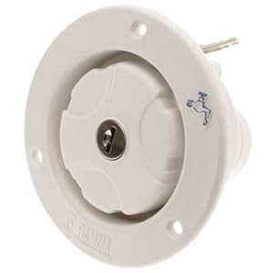 Fiamma Water Filler Cap in White.Complete with lock Keys and fitting Instructions, Suitable for Motorhomes. 94715-010