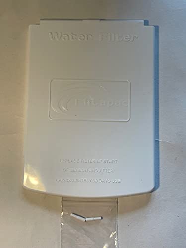Filtapac Water Filter Housing Lid with Hinge Pins - White Part No F106W