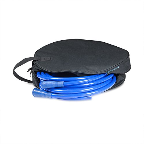 coverandcarry - Extra Extra Large Heavy Duty Water Hose Storage Bag - 600D Polyester Bag With Carry Handle And Zipped Side Means Your Water Hose Is Kept Protected And Stored Away Neatly