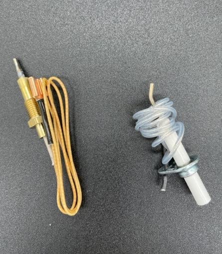 Thetford Grill Thermocouple and Electrode 600mm SPA15(S) for Caravans and Motorhomes SSPA0644