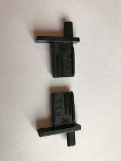 Remis Blind L & R.Hand End Clip - Black (Sold as a Pair)