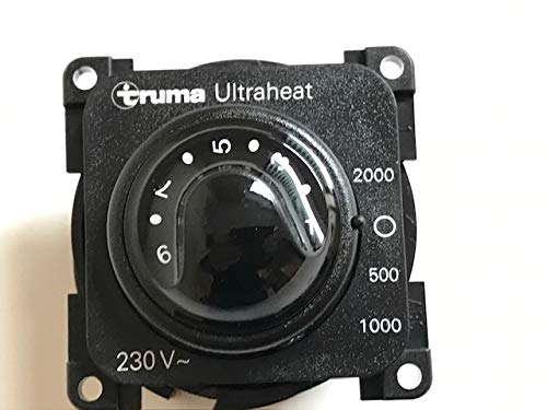 Truma Ultraheat control panel, black without cable.