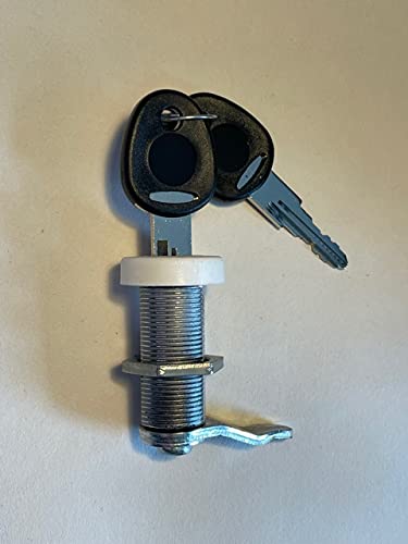 Caravan/Motorhome FAP Metal Lock 38mm - White - Part No 1047KIT28N 73284