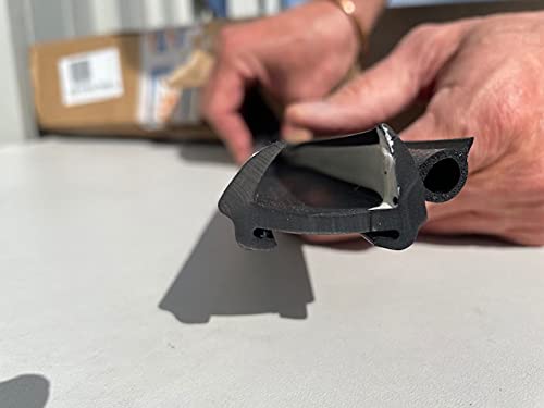 Caravan or Motorhome Window Rubber 25mm Small Bore 9mm bubble (Sold by the Metre)