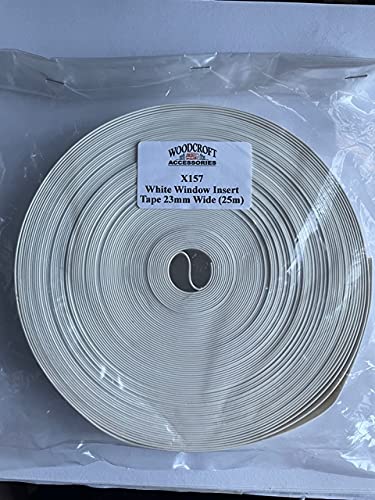 Caravan/Motorhome Window Rubber Insert 23mm - White SOLD BY THE METRE