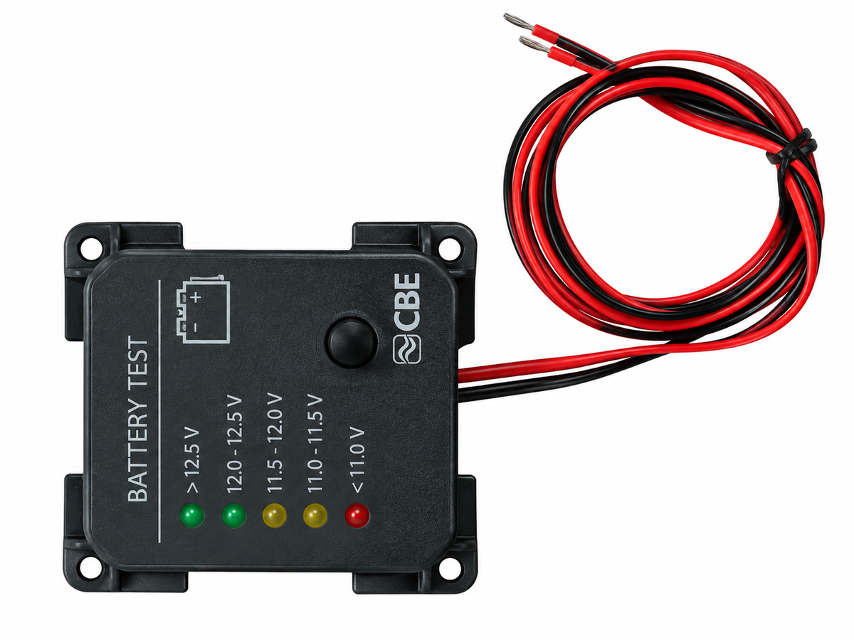 CBE Battery Tester 12 Volt for Caravans/Motorhomes/Boats 270542