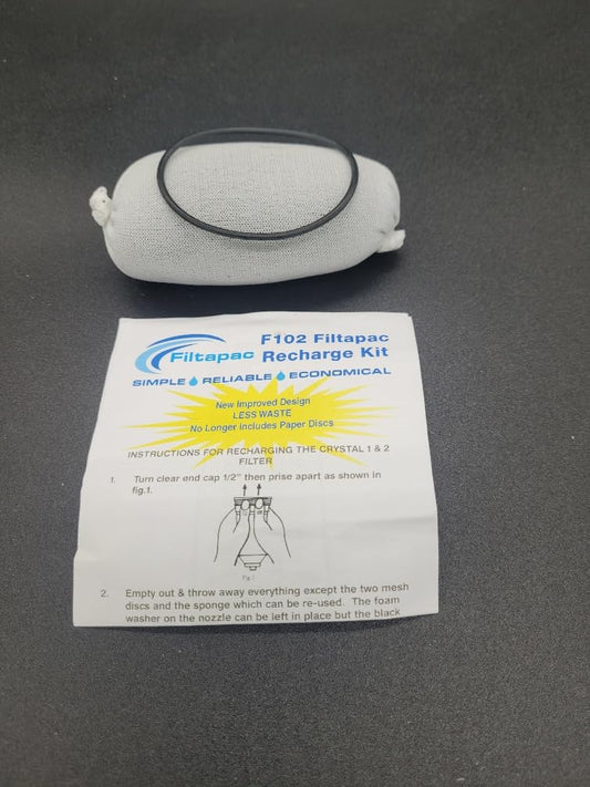 Filtapac Carver/Truma Crystal Water Filter Refill Cartridge - Caravan F102 A350