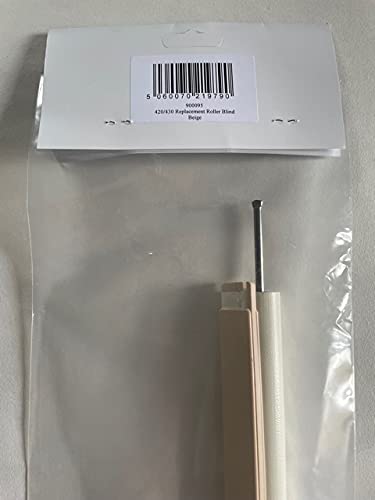 MPK Replacement Roller Blind Window Shade for Caravans and Motorhomes. Size 420mm x 430mm - Beige - 900095