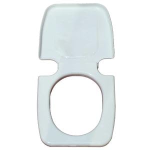 Fiamma Bi-Pot Seat and Lid - Colour Platinum for Caravans and Motorhomes 98659-005