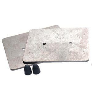 Fiamma Aluminium Heavy Duty Fix Top Plates (Pair) For Carry Bike Racks 98656-275