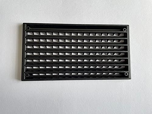 Caravan/Motorhome Interior Air Vent Grill 5500sqmm airflow - Black - D74
