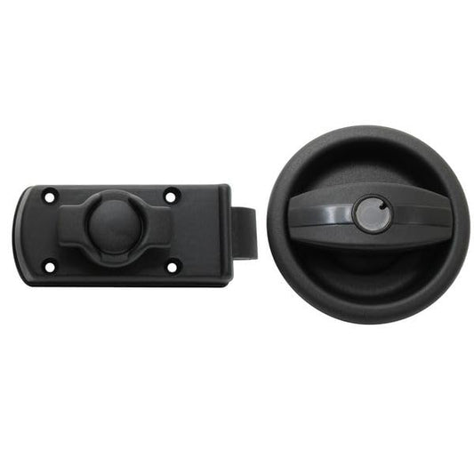 Zadi Door Lock Black Right Hand (No Barrel or Keys they need to be ordered separately) 21014.95 74056 Caravan/Motorhome