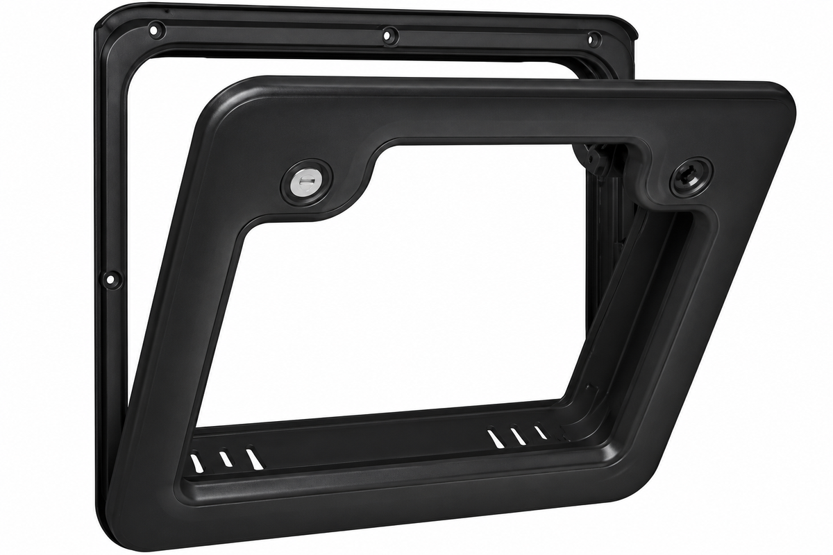 Thetford Service Door 3 Black Caravan Motorhome Hatch No Lock 2680727SP