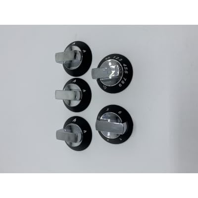 Thetford Spinflo 5pc Chrome Knob Set SSPA0935.CR