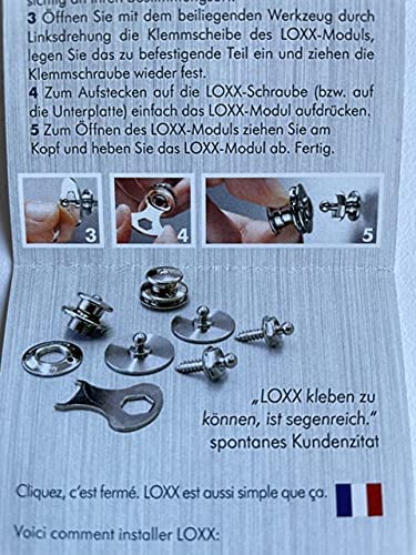 coverandcarry Hinderman Loxx Snap Button Fitting Kit 31298
