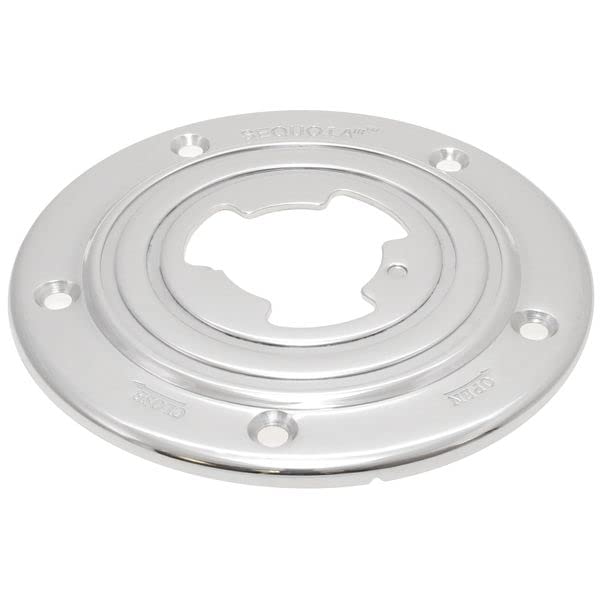 coverandcarry Sequoia Mk III 7" Polished Stainless Steel Floor Base