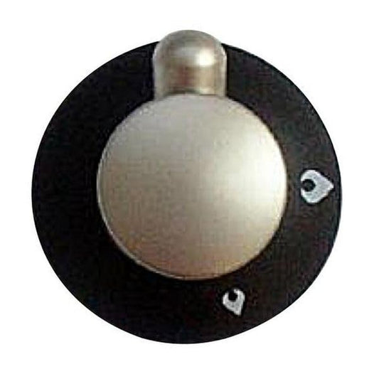 Thetford Hob-Grill Knob Black & Satin For Enigma Cookers SPCC0618.SA NSA205/SA