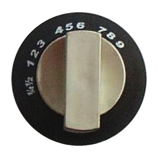 Thetford Oven Knob Black & Satin for Enigma Cookers. SPCC0595.SA NSA201/SA