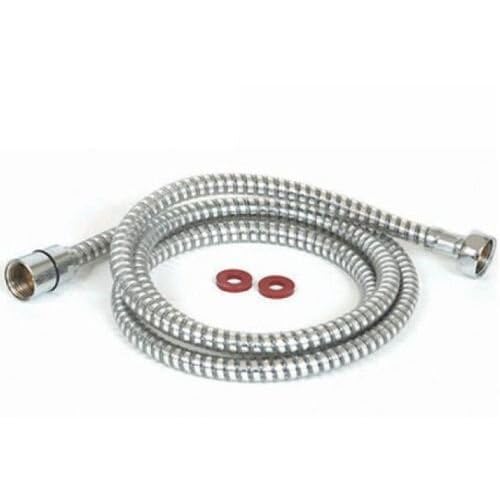 Reich Shower Hose 1/2" - 3/8" w/ 1/2" & 3/8" Fittings (Metal) 1.5mtrs Long T295 Crus