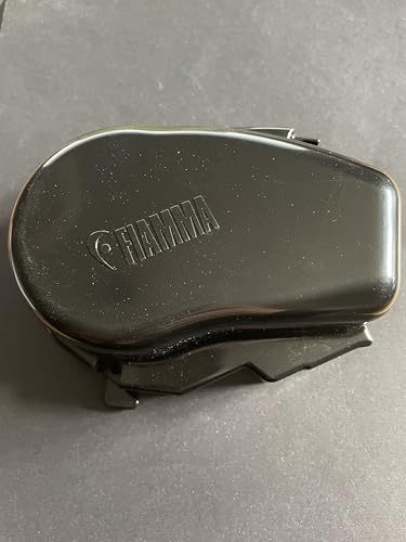 Fiamma Awning Outer end cap for F65 models, 2018. This is for Left hand fitting. Colour Black