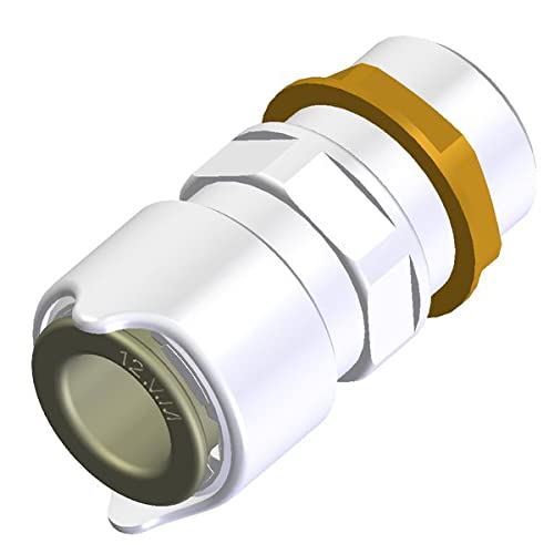 Whale Bulkhead Connector 1/2" BSP - 12mm -W-WU1212B