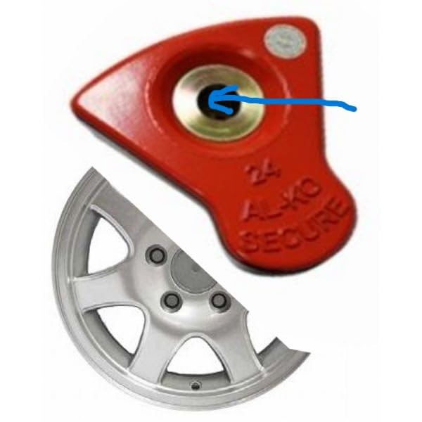 AL-KO Genuine Secure 1 x Barrel Lock Weather Cover Wheel Lock Dust Cap -1552864 U221