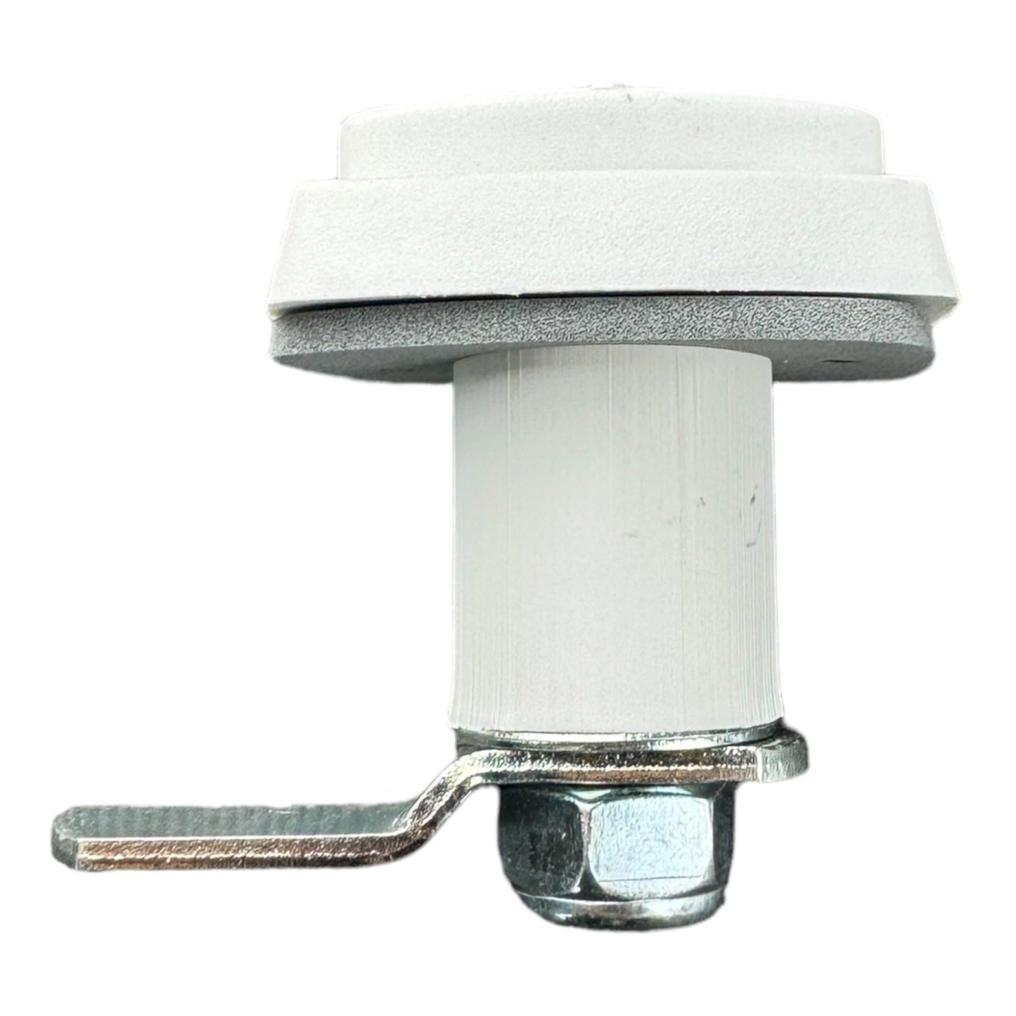 FAP White Flap Door Gas Box Lock with Cylinder and Key Motorhome Caravan