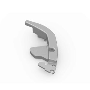 Fiamma Awning Lead Bar End Pelmet Cap for F80L models. Left hand fitting. Colour Titanium 98673T272 78910