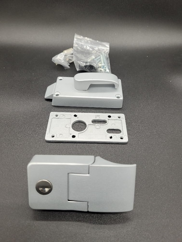 Caraloc 430-02-114 Complete LH Lock. 102mm x 50mm. Commonly Used On Older Models Of Caravan/Motorhomes