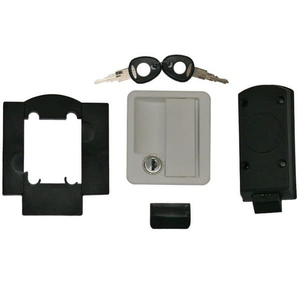 FAP Rectangular Locker Door Lock - White 1070KITAT1728